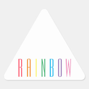 Stickers Triangle RAINBOW