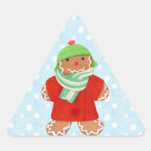 Stickers triangle WOOLIE GINGERBREAD