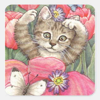 stickers Tulip Kitten