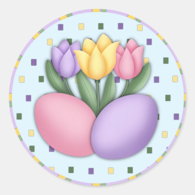 Stickers Tulips et Oeufs (Devant)