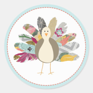 Stickers Turquie ami plumes