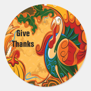 Stickers Turquie de Thanksgiving