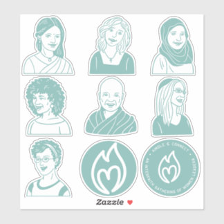 Stickers Turquoise de 8 po