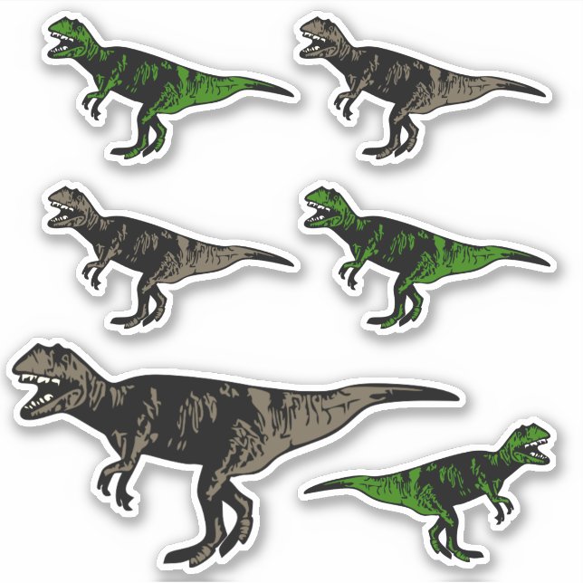 Stickers Tyrannosaurus Rex Dinosaur (Devant)