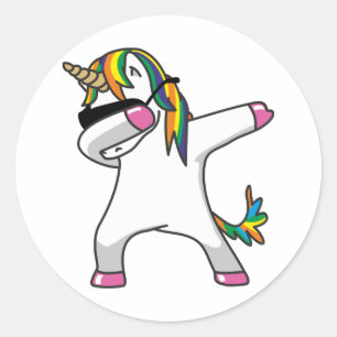 Stickers Unicorne Dabbing
