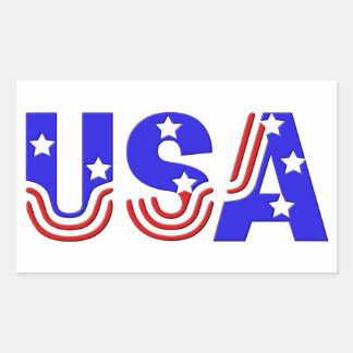 Stickers - USA en Stars et Stripes