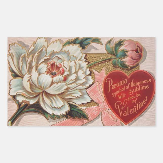 stickers Valentine vintage (Devant)