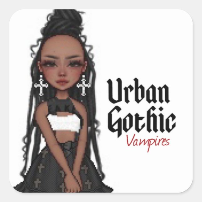 Stickers Vampires gothiques urbains 1 (Devant)