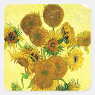 Stickers Van Gogh Sunflower