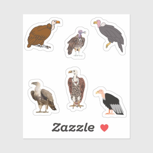 Stickers Vautour (Feuille)