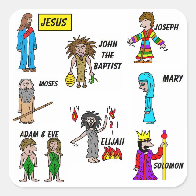 Stickers VBS Bible Jesus (Devant)