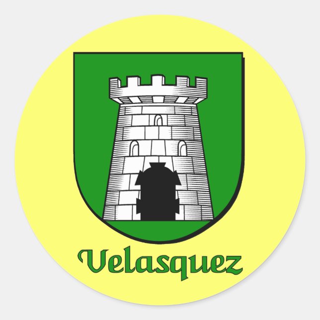 Stickers Velasquez Family Shield (Devant)