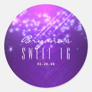Stickers Vibe Party Vibe Sparkle violet
