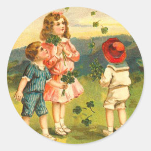 Stickers Victorian St. Patrick's Day