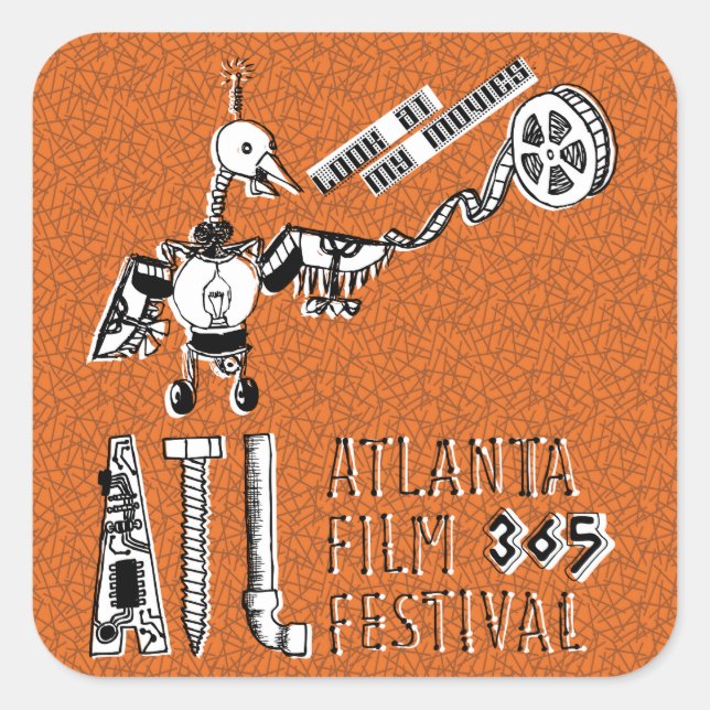 Stickers Vidéo Robot (Devant)