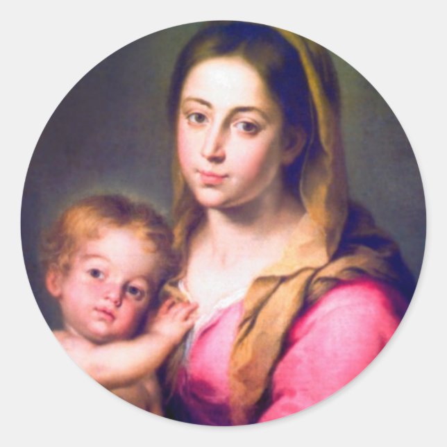 Stickers Vierge et Enfants (Devant)