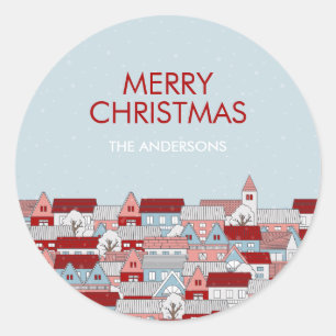 Stickers Village de Noël