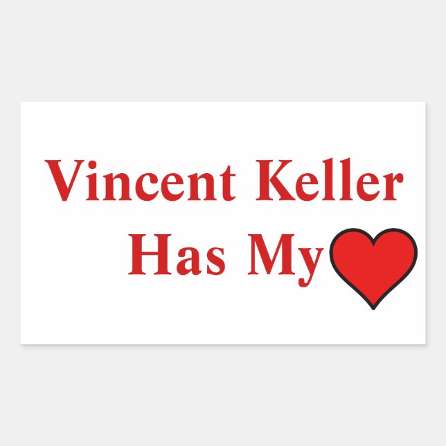 Stickers Vincent Keller (Devant)
