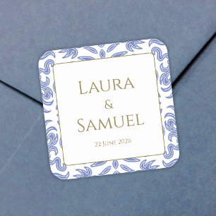 Stickers vintage Dusty Blue