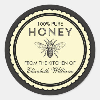 Stickers vintages au miel fait maison