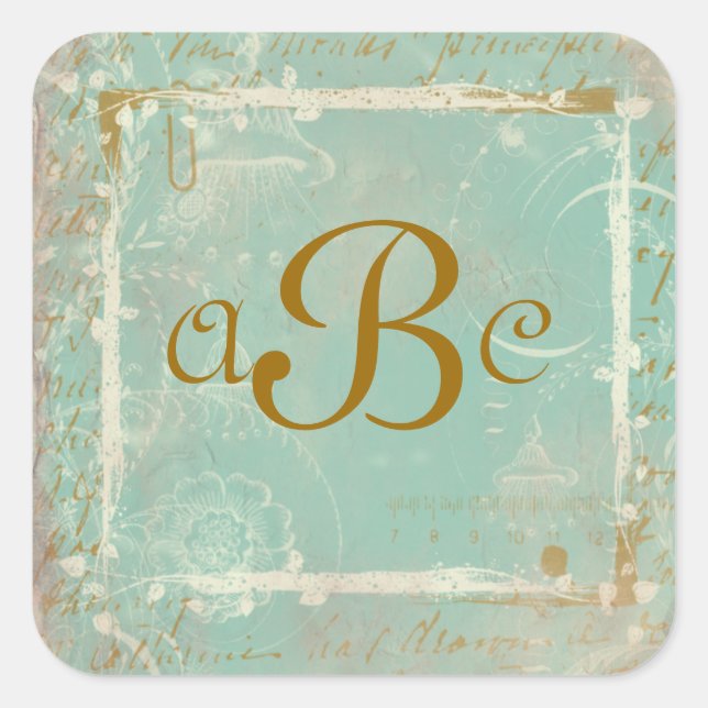 Stickers vintages Français Toile & Script Personna (Devant)