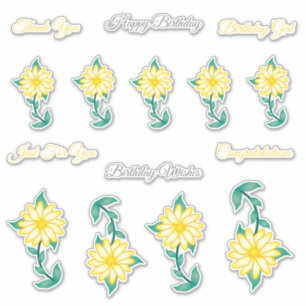 Stickers Vinyl Anniversaire Joyeux