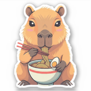 Stickers Vinyl Capybara mignons