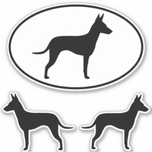 Stickers Vinyl Chien Silhouettes de Manchester Ter