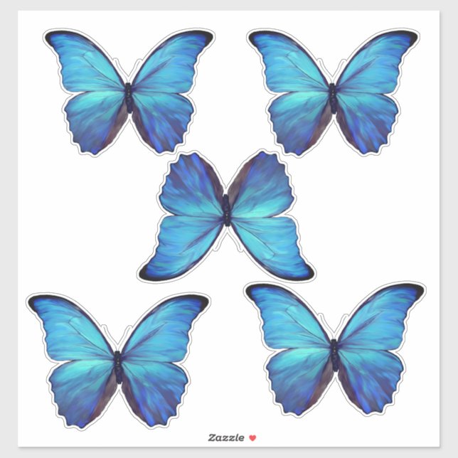 Stickers Vinyl Coupe Personnalisé - 5 Beurre Morph (Feuille)