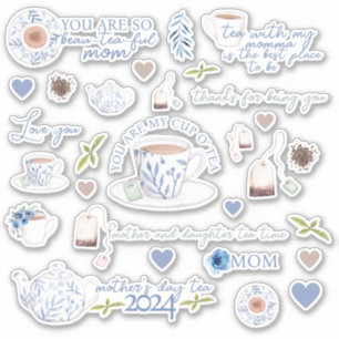 Stickers Vinyl Thé Saint Valentin