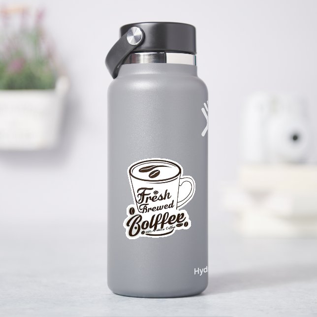 stickers vinyle biscuit Contour (HydroFlask)