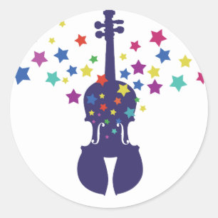 Stickers Violon Star