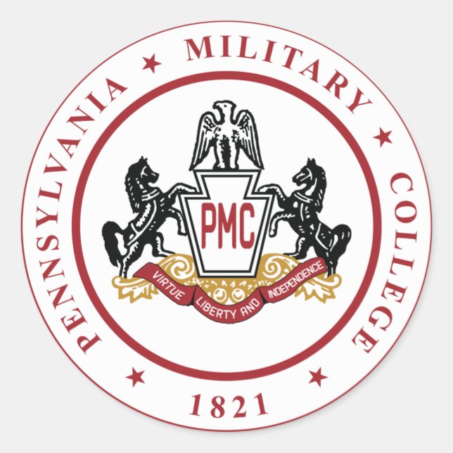 * Stickers w/PMC Seal logo (Front)