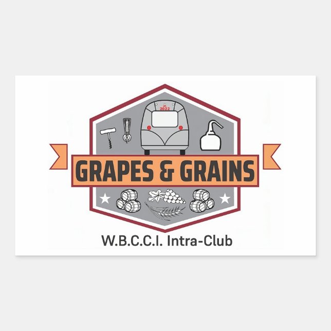 Stickers-WBCCI Grapes & Grains Logo Sticker (Front)