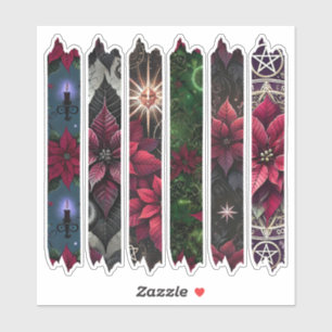 Stickers Wiccan Poinsettia Washi
