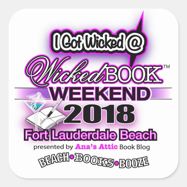 Stickers Wicked Book Weekend (Devant)