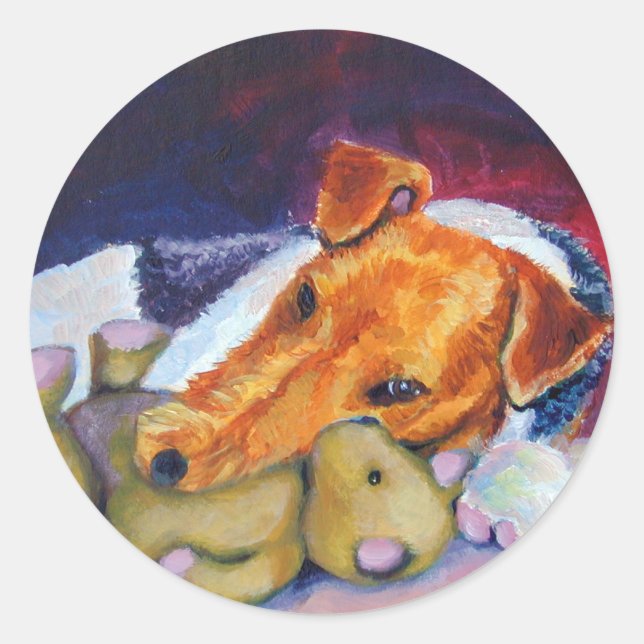 Stickers Wire Fox Terrier (Devant)