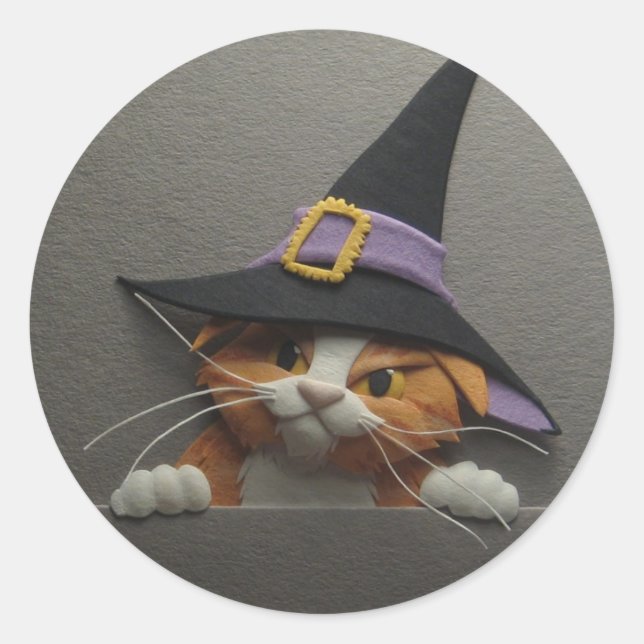 Stickers Witch Kitten (Devant)
