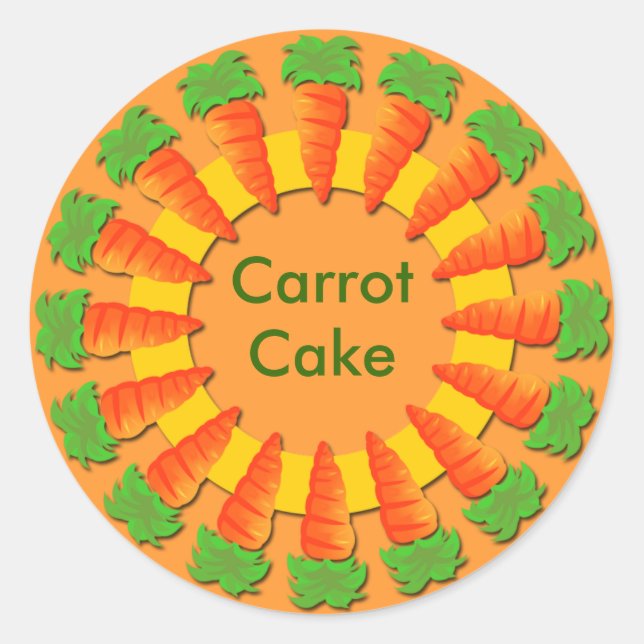 Stickers with Carrot Borders (Front)