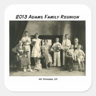 Stickers with family picture