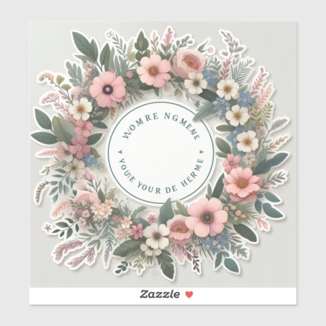 stickers with personalized text such as names or v (Sheet)