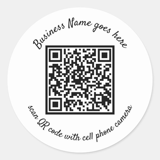 Stickers with QR Code (Front)