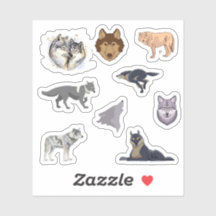 Stickers Wolf