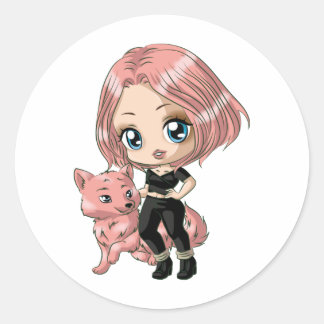 Stickers Wolf Born Chibi