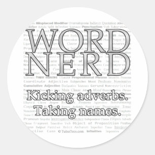 Stickers Word Nerd