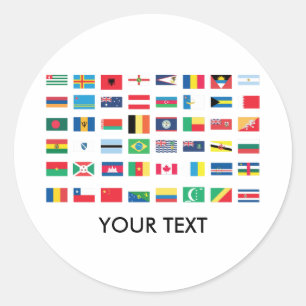 Stickers World Flag