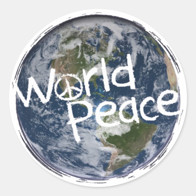 Stickers World Peace (Devant)