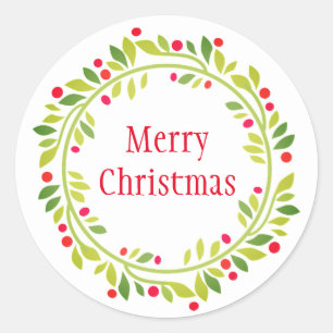 Stickers Wreath Holiday