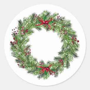 Stickers Wreath Holiday