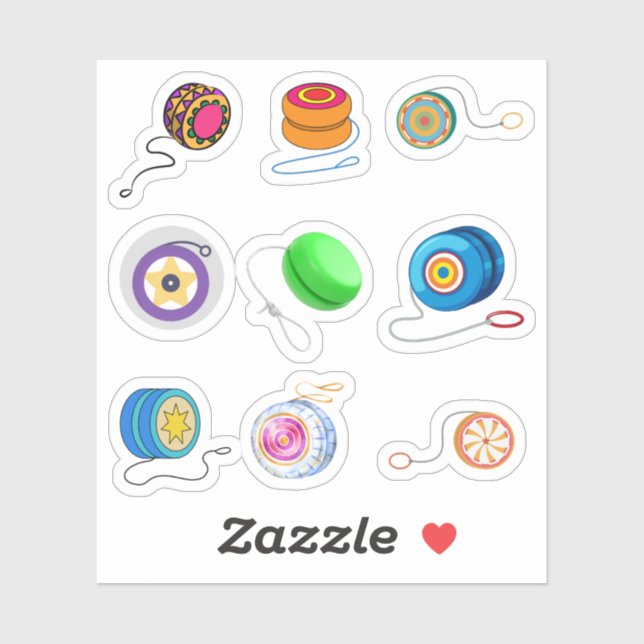 Stickers Yo Yo (Feuille)